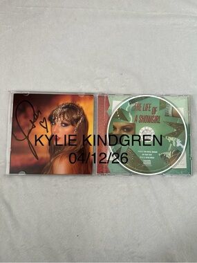 Autographed CD: The Life of a Showgirl (Green CD, Signed Cover)